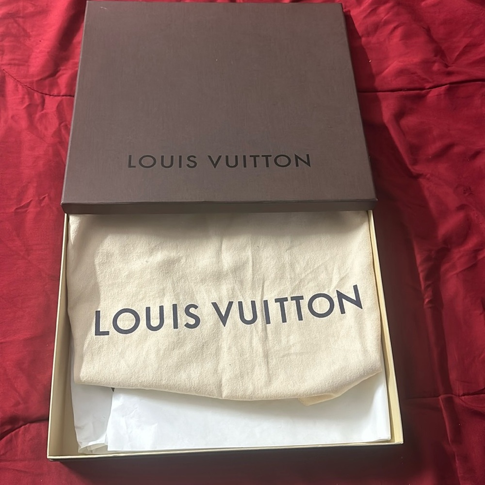 Louis Vuitton empty purse box with purse bag included